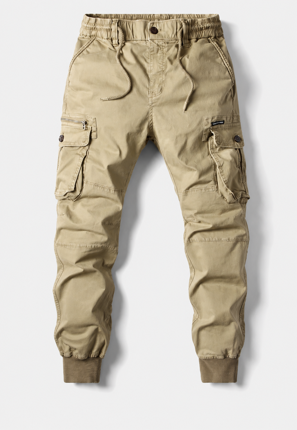 Pantalon jogger cargo homme multiples poches fermeture éclair - Nicolai