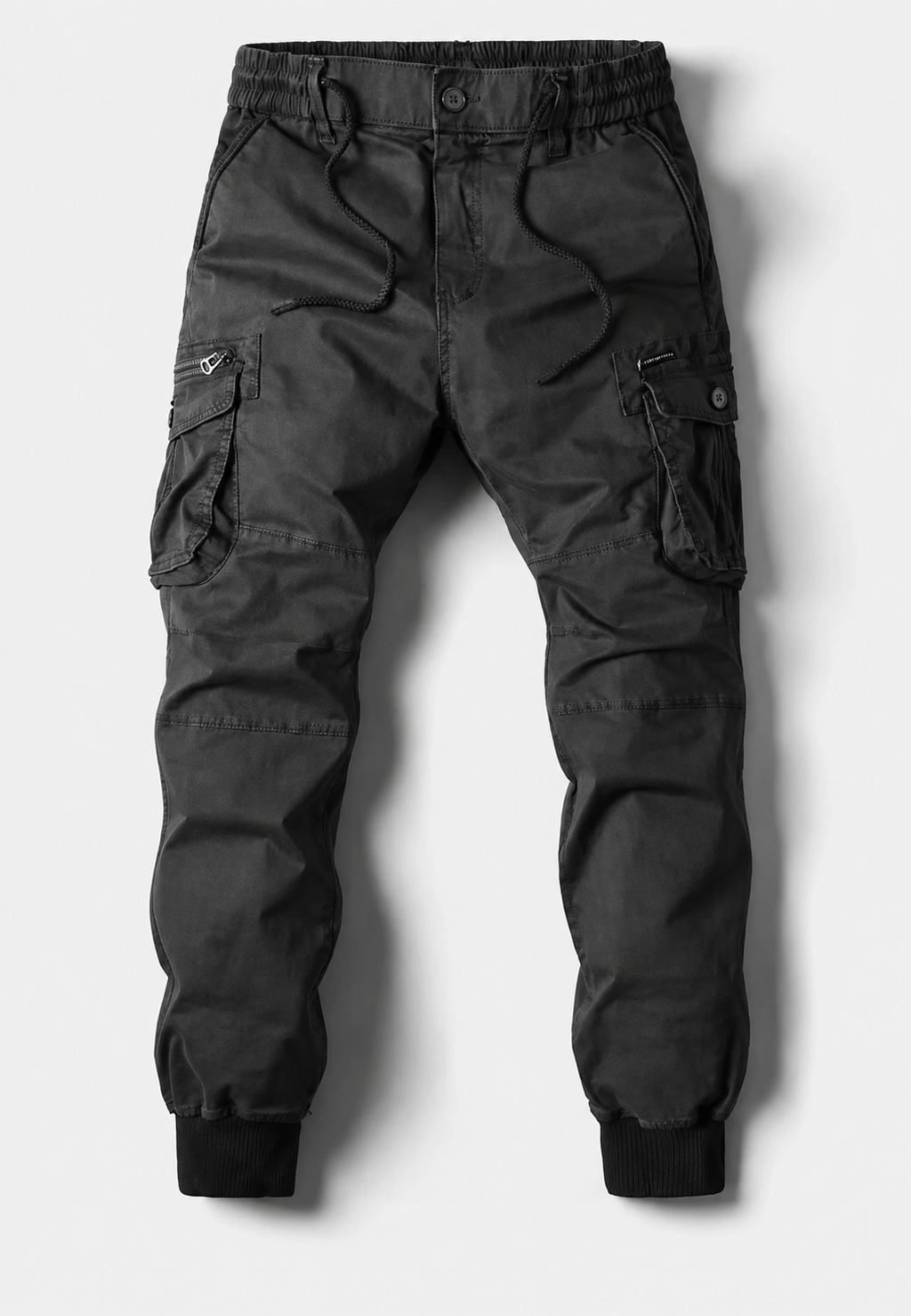 Pantalon jogger cargo homme multiples poches fermeture éclair - Nicolai