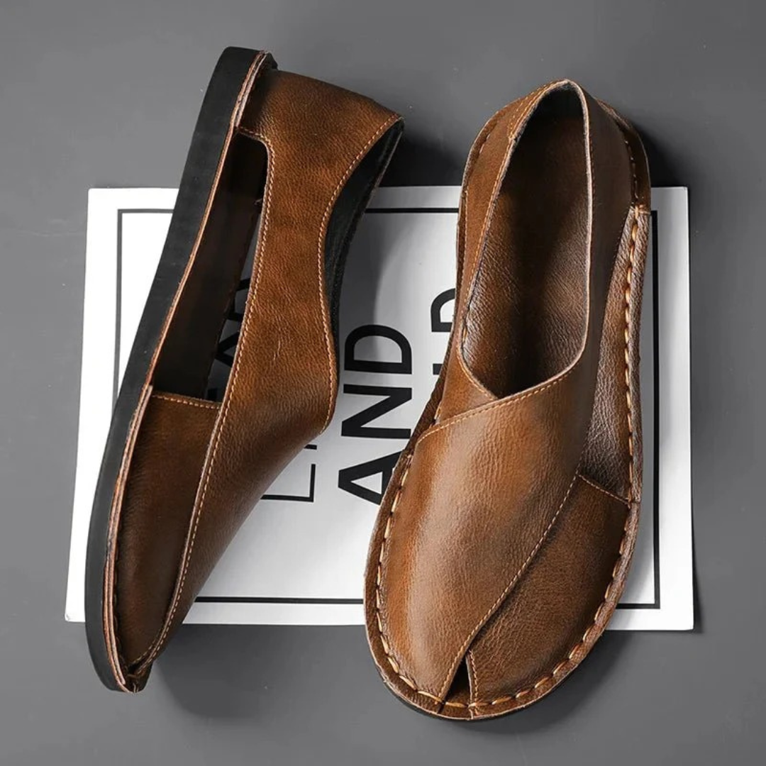 Sandales homme bout fermé bride croisée été confort - Andi