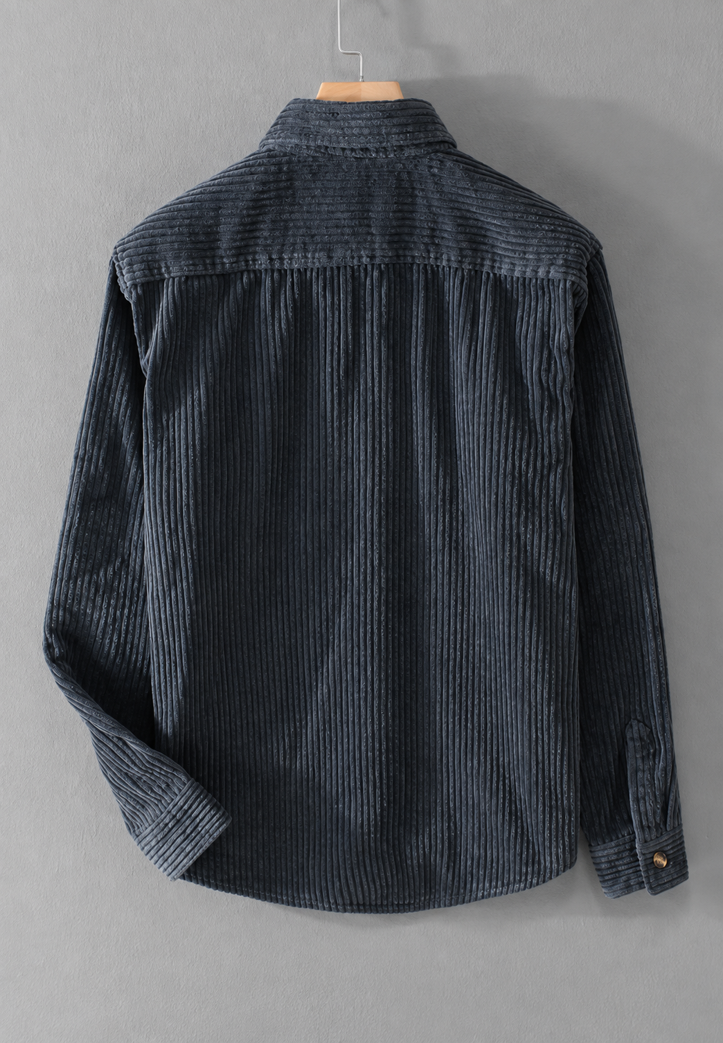 Chemise velours côtelé homme coupe décontractée poche poitrine - Gaspard