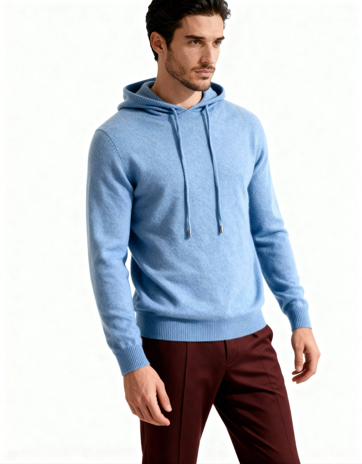 Sweat maille homme capuche réglable cordon confortable - Sébastien