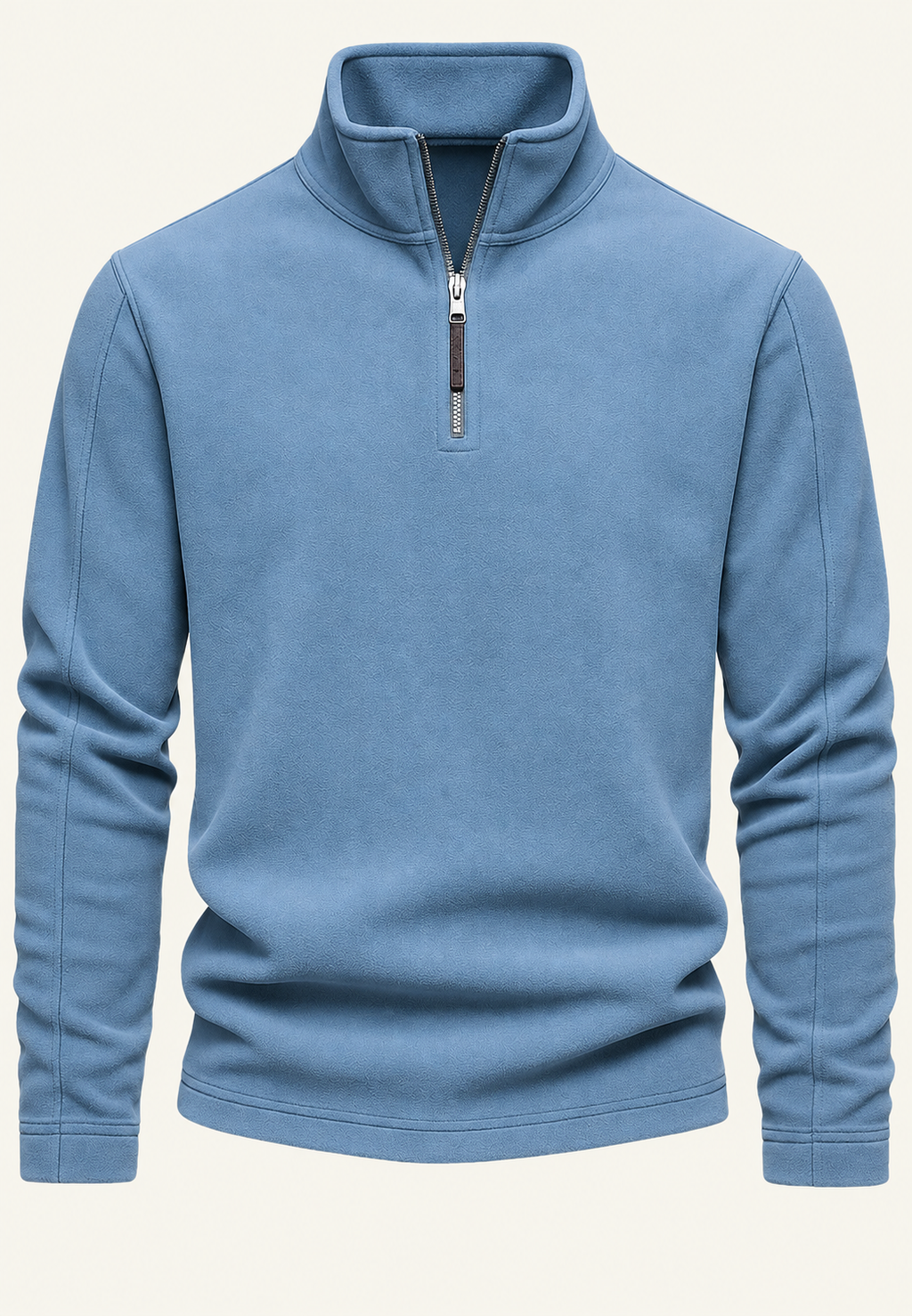 Sweat homme col montant demi-fermeture éclair sportif - Calder