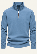 Sweat homme col montant demi-fermeture éclair sportif - Calder