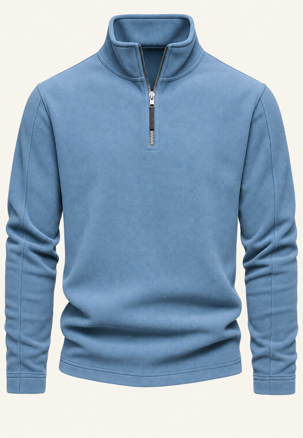 Sweat homme col montant demi-fermeture éclair sportif - Calder