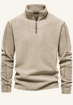 Sweat homme col montant demi-fermeture éclair sportif - Calder