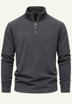 Sweat homme col montant demi-fermeture éclair sportif - Calder