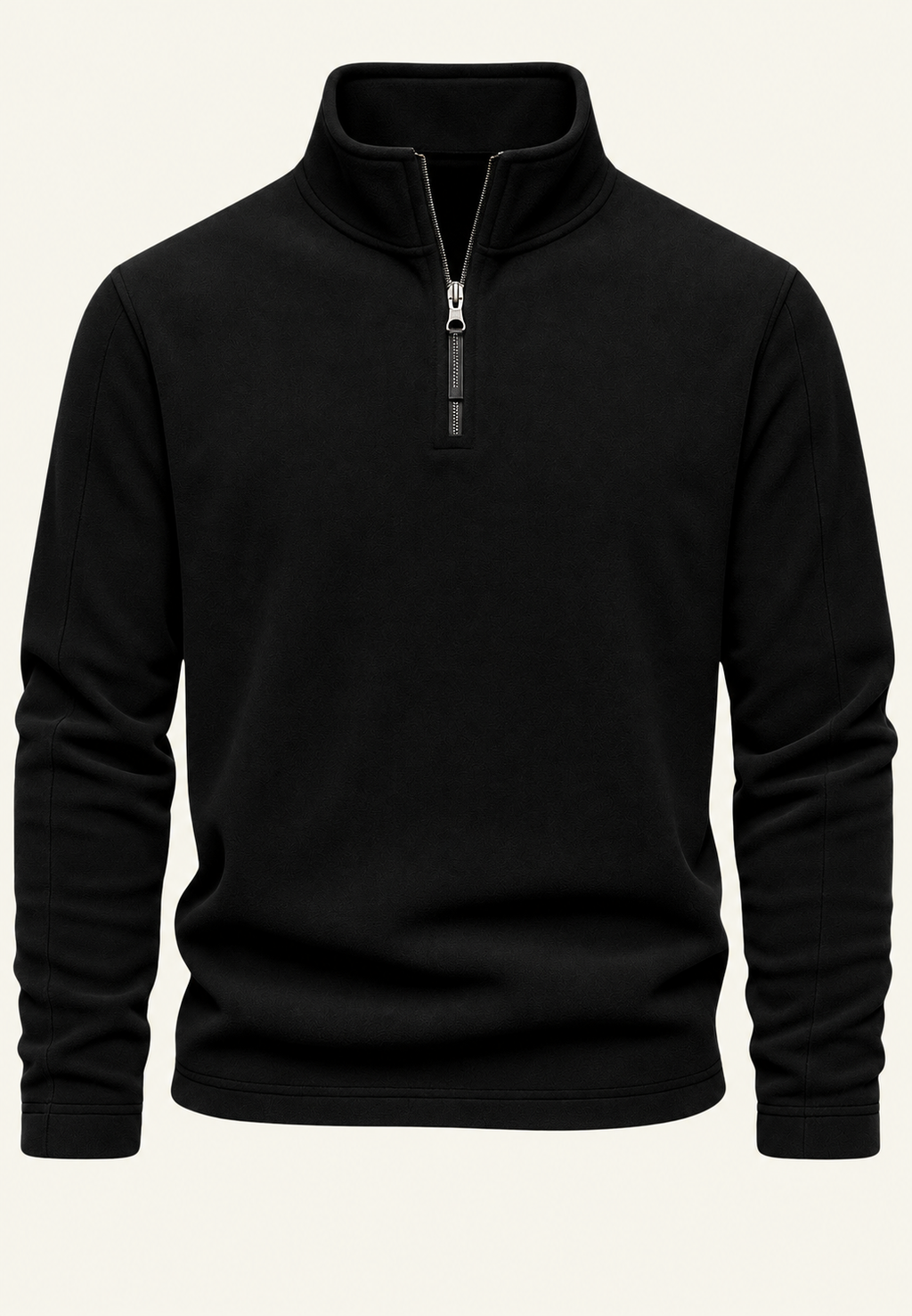 Sweat homme col montant demi-fermeture éclair sportif - Calder