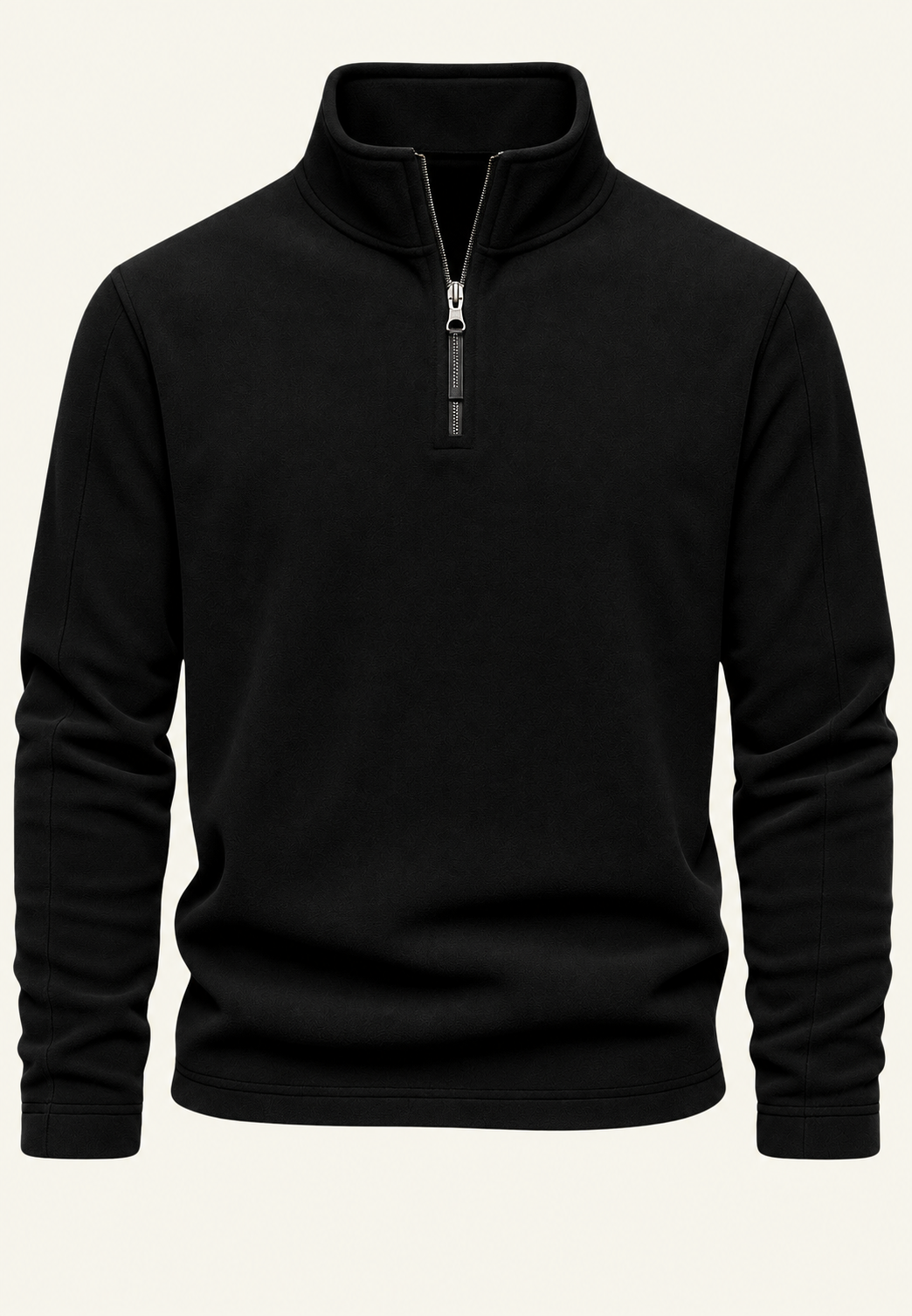 Sweat homme col montant demi-fermeture éclair sportif - Calder