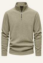 Sweat homme col montant demi-fermeture éclair sportif - Calder