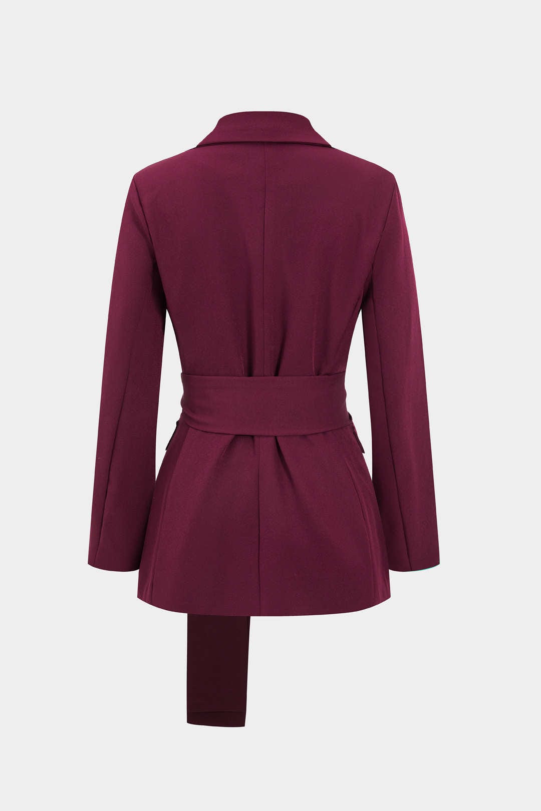 Costume deux pièces femme blazer ceinturé pantalon droit - Camilla