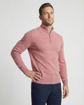 Pull en laine et polyester con demi-fermé pour homme design polyvalent et douceur au quotidien - Tiago