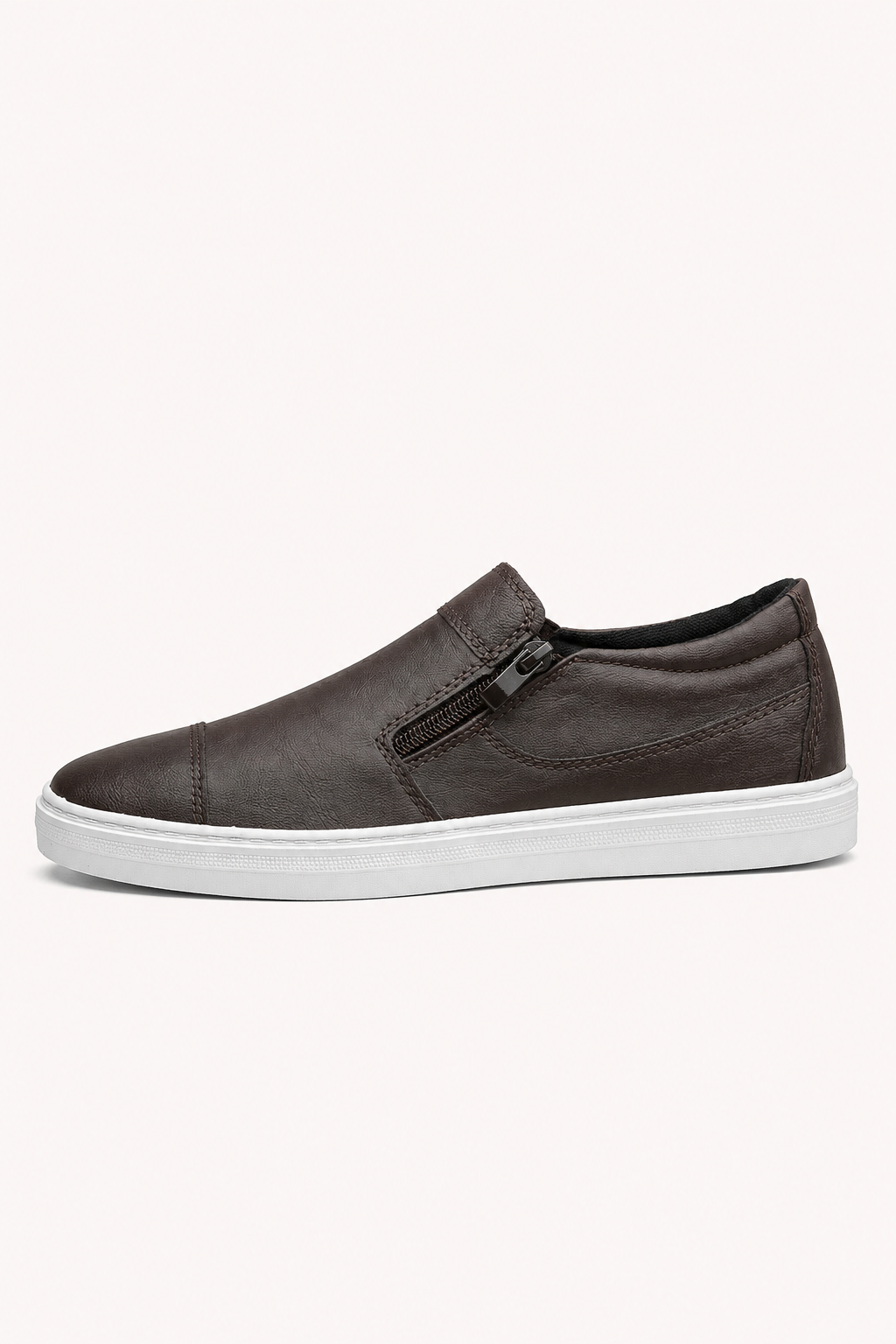 Chaussures homme décontractées fermeture éclair latérale confort - Nils