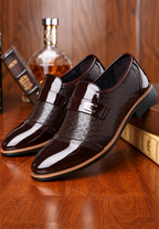 Monkstrap homme boucle latérale finition brillante habillé - Laurenz